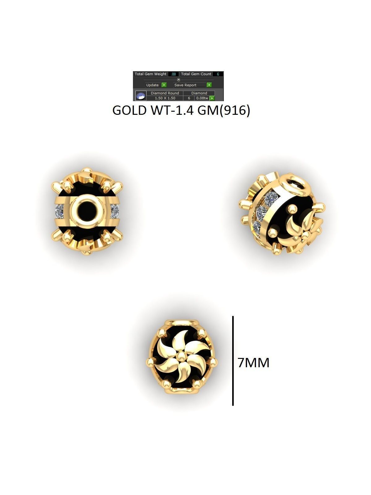 100 Balls Beeds Para 3dm stl print model bulk collection  3D print model_111