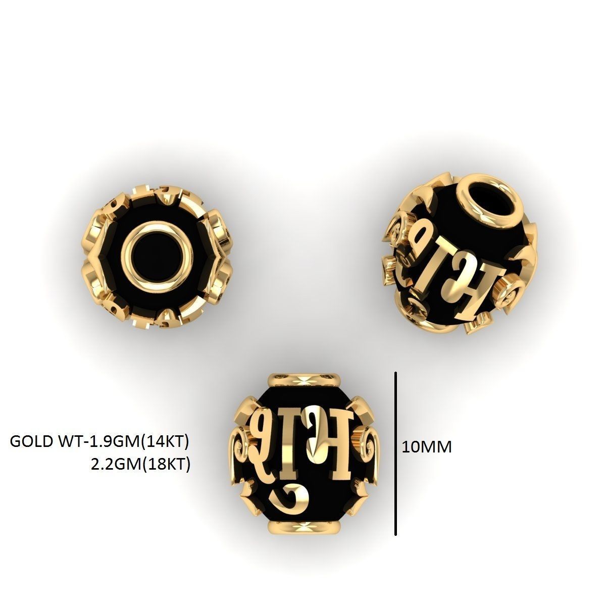 100 Balls Beeds Para 3dm stl print model bulk collection  3D print model_40