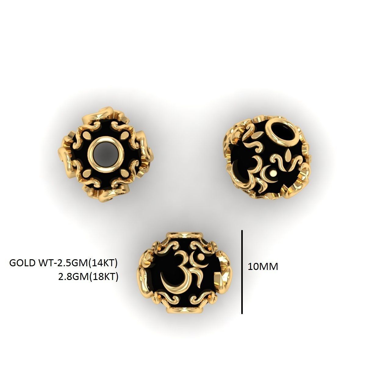 100 Balls Beeds Para 3dm stl print model bulk collection  3D print model_41