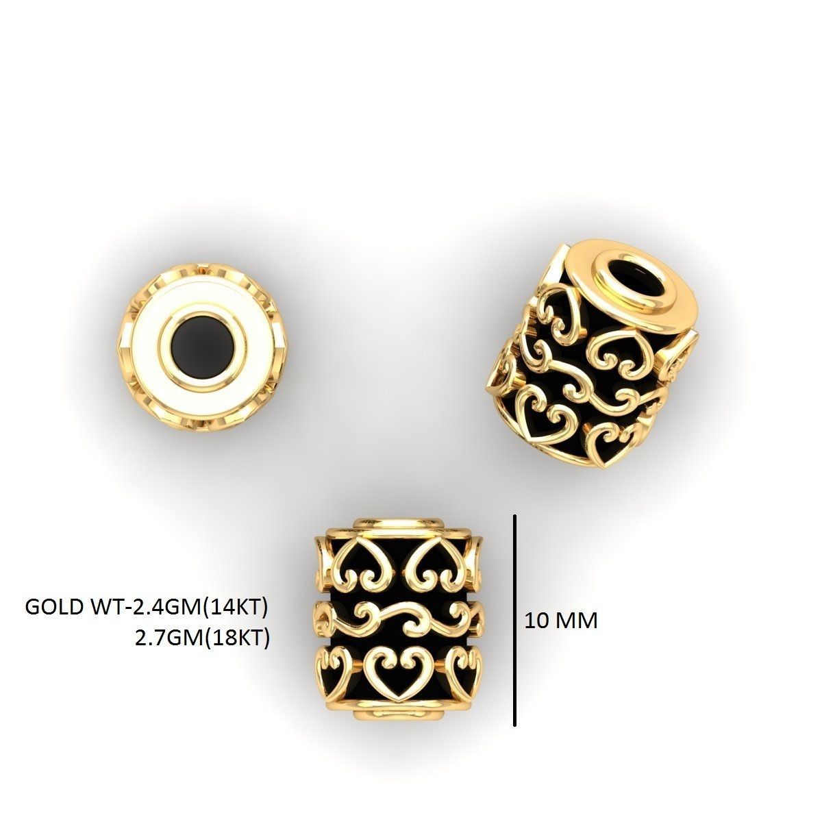 100 Balls Beeds Para 3dm stl print model bulk collection  3D print model_32