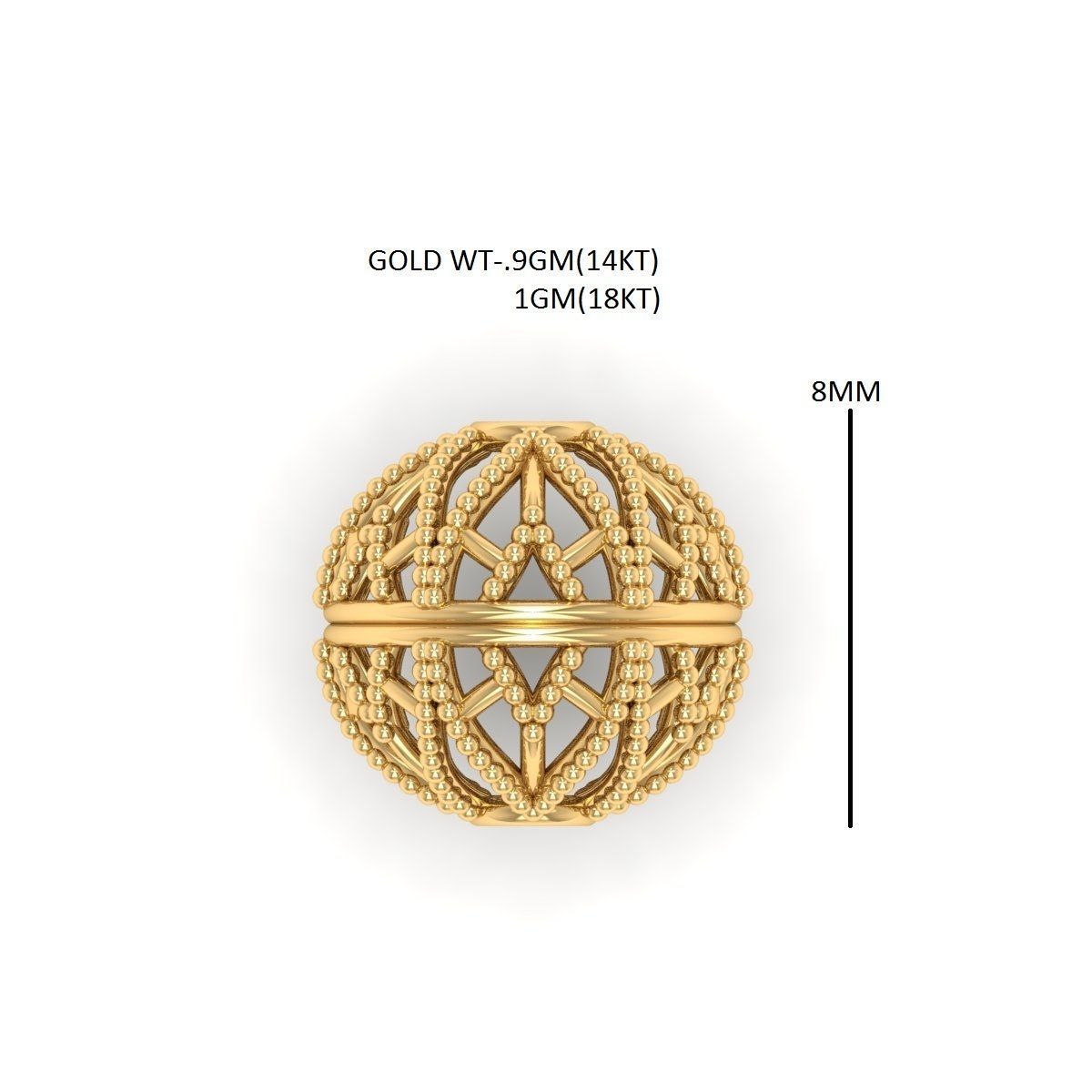 100 Balls Beeds Para 3dm stl print model bulk collection  3D print model_84