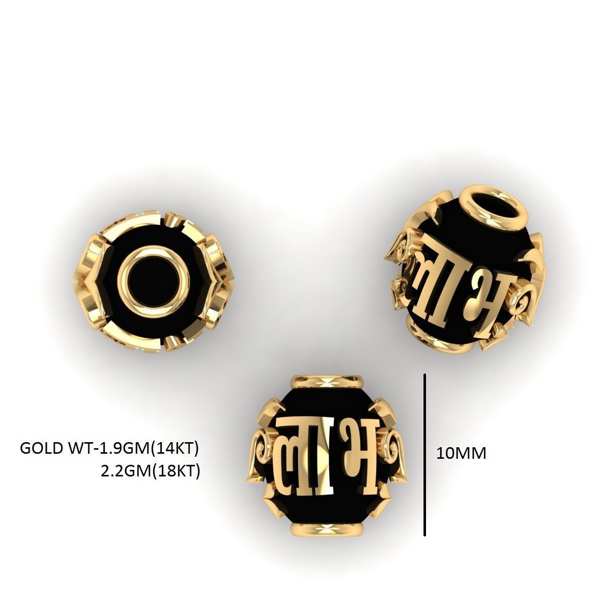 100 Balls Beeds Para 3dm stl print model bulk collection  3D print model_39