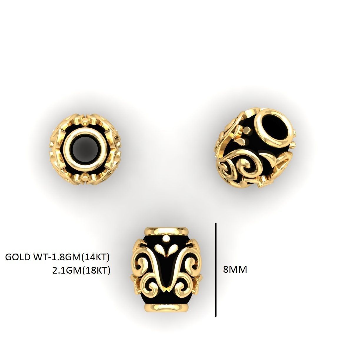 100 Balls Beeds Para 3dm stl print model bulk collection  3D print model_19