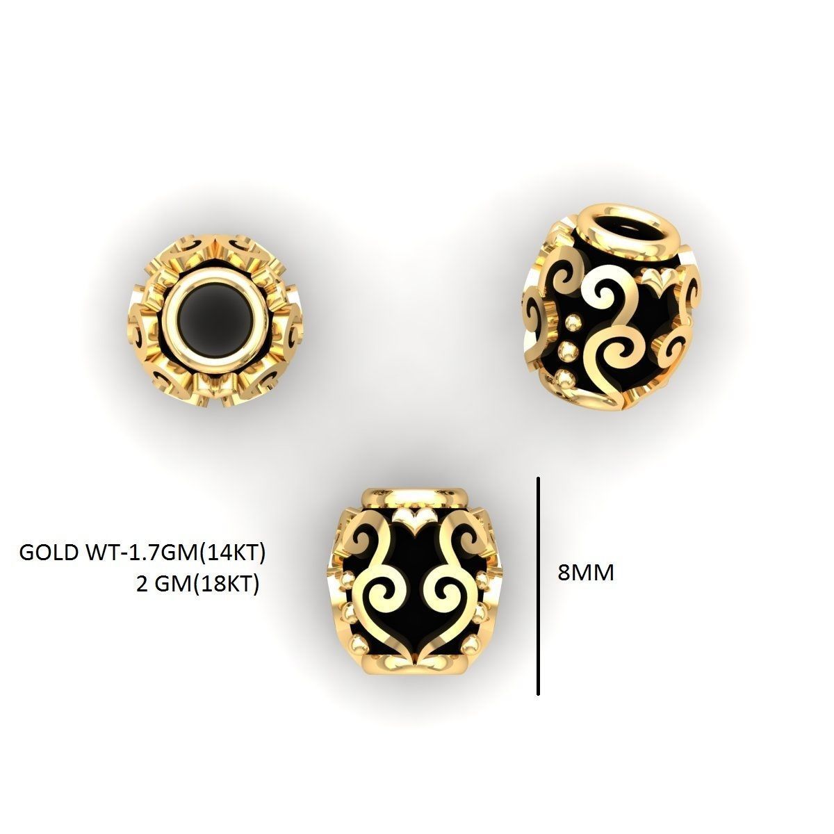 100 Balls Beeds Para 3dm stl print model bulk collection  3D print model_21