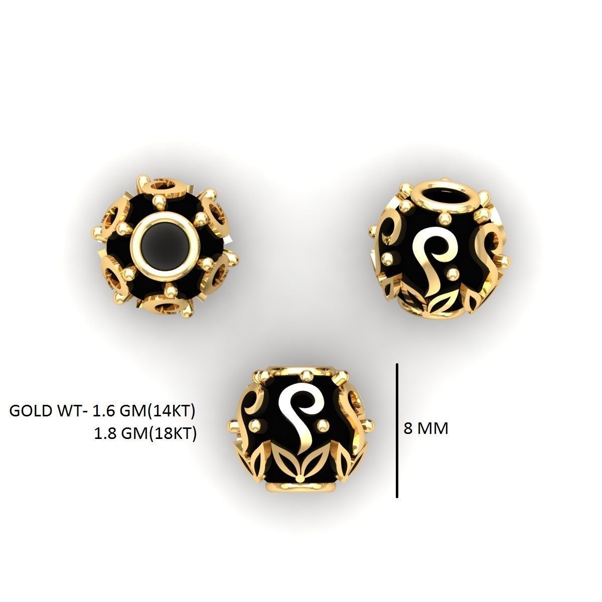 100 Balls Beeds Para 3dm stl print model bulk collection  3D print model_37