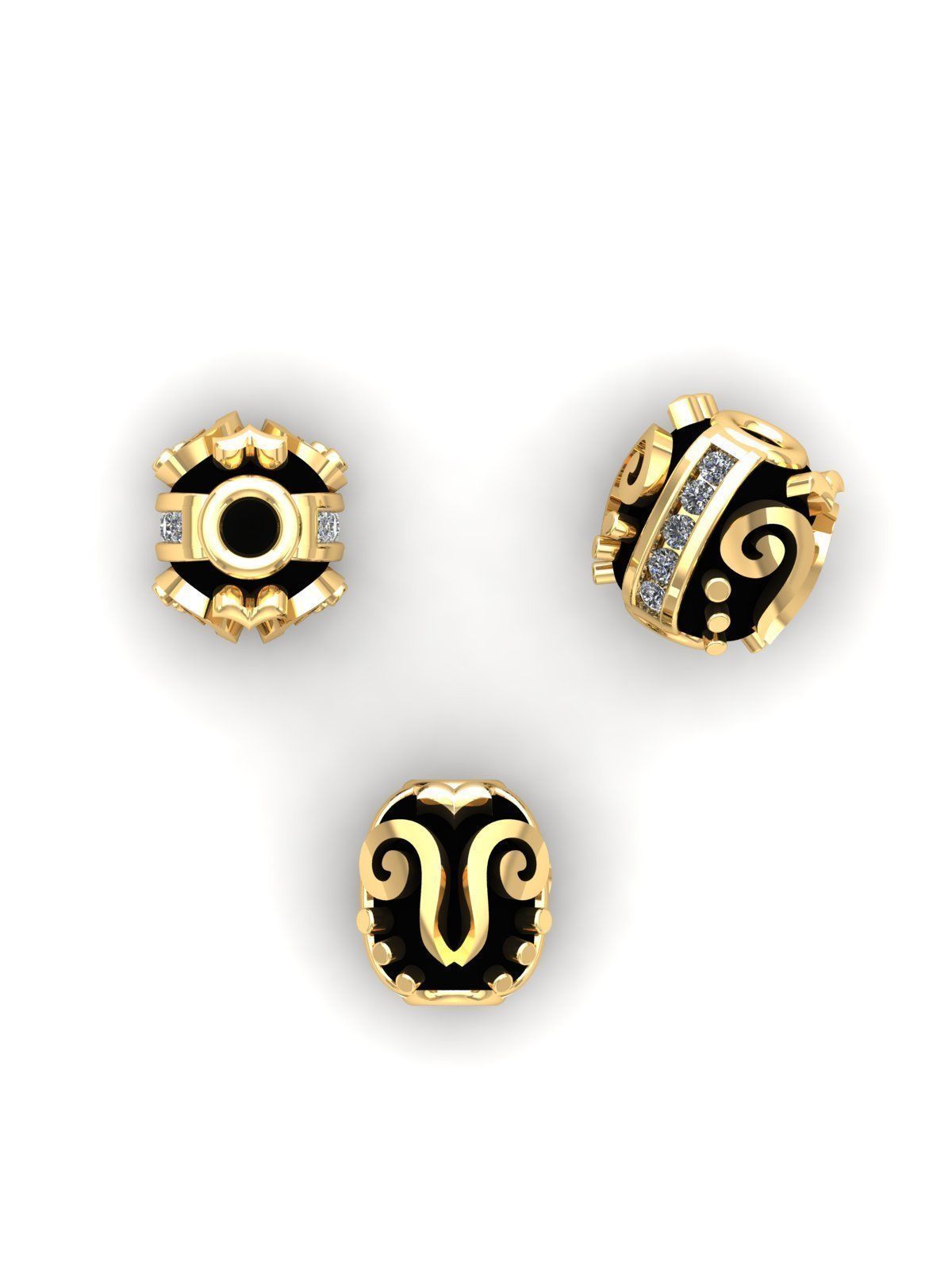 100 Balls Beeds Para 3dm stl print model bulk collection  3D print model_112