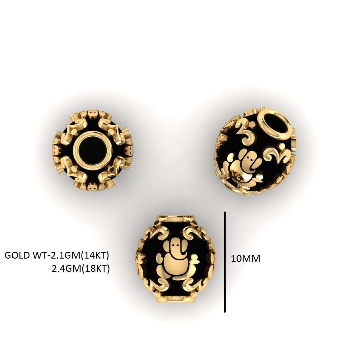 100 Balls Beeds Para 3dm stl print model bulk collection  3D print model_38