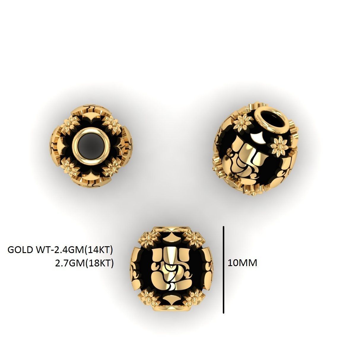 100 Balls Beeds Para 3dm stl print model bulk collection  3D print model_46