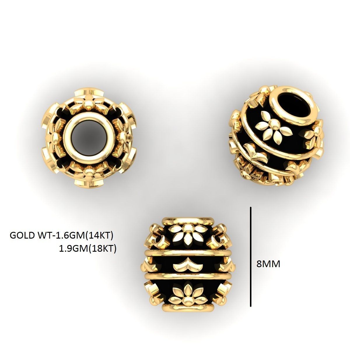 100 Balls Beeds Para 3dm stl print model bulk collection  3D print model_135