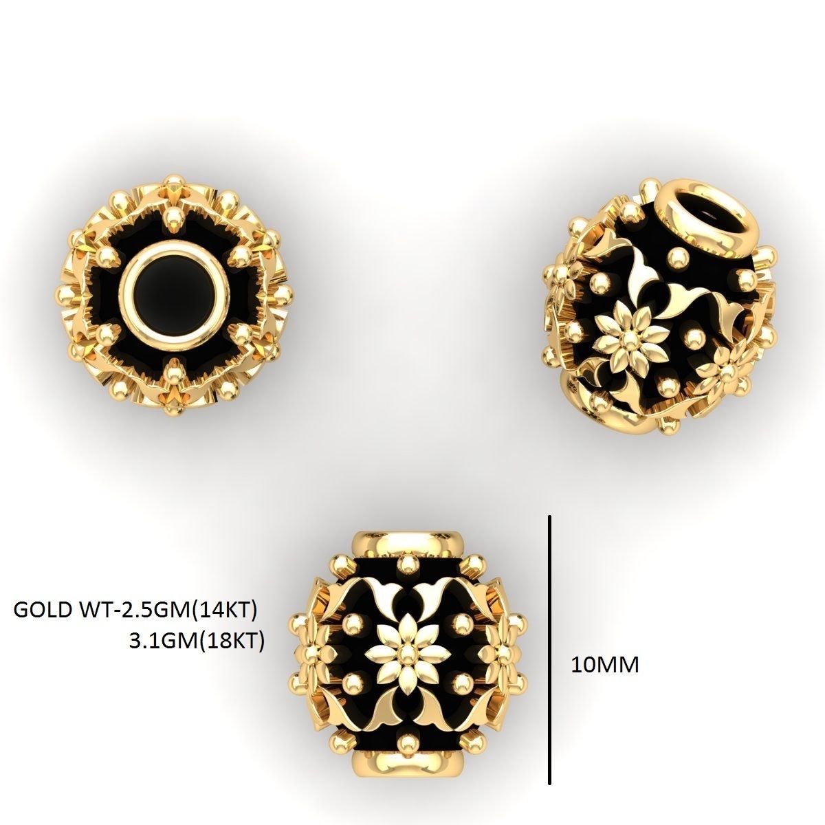 100 Balls Beeds Para 3dm stl print model bulk collection  3D print model_25