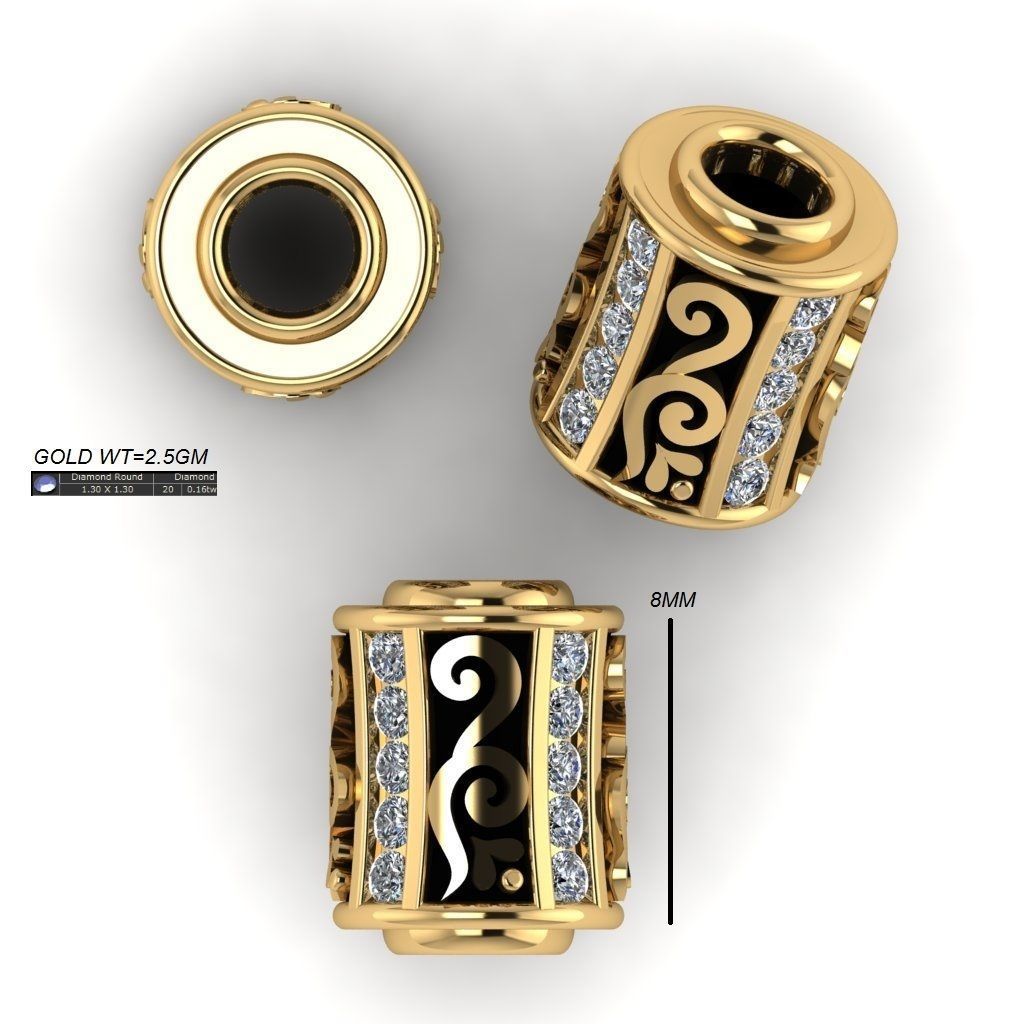 100 Balls Beeds Para 3dm stl print model bulk collection  3D print model_103