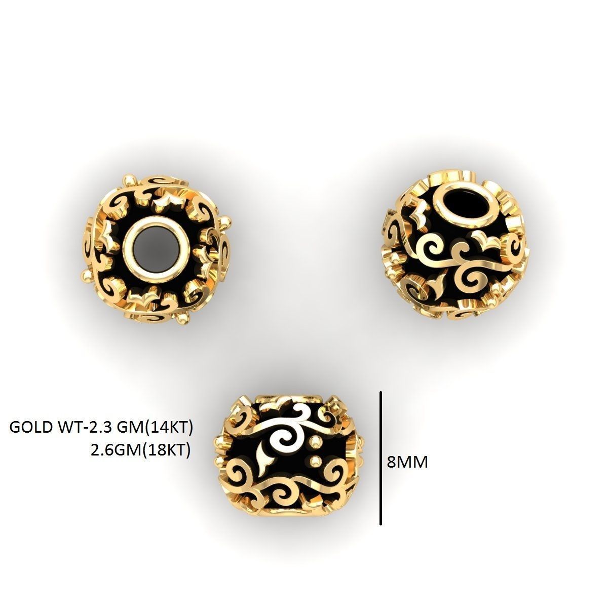 100 Balls Beeds Para 3dm stl print model bulk collection  3D print model_35