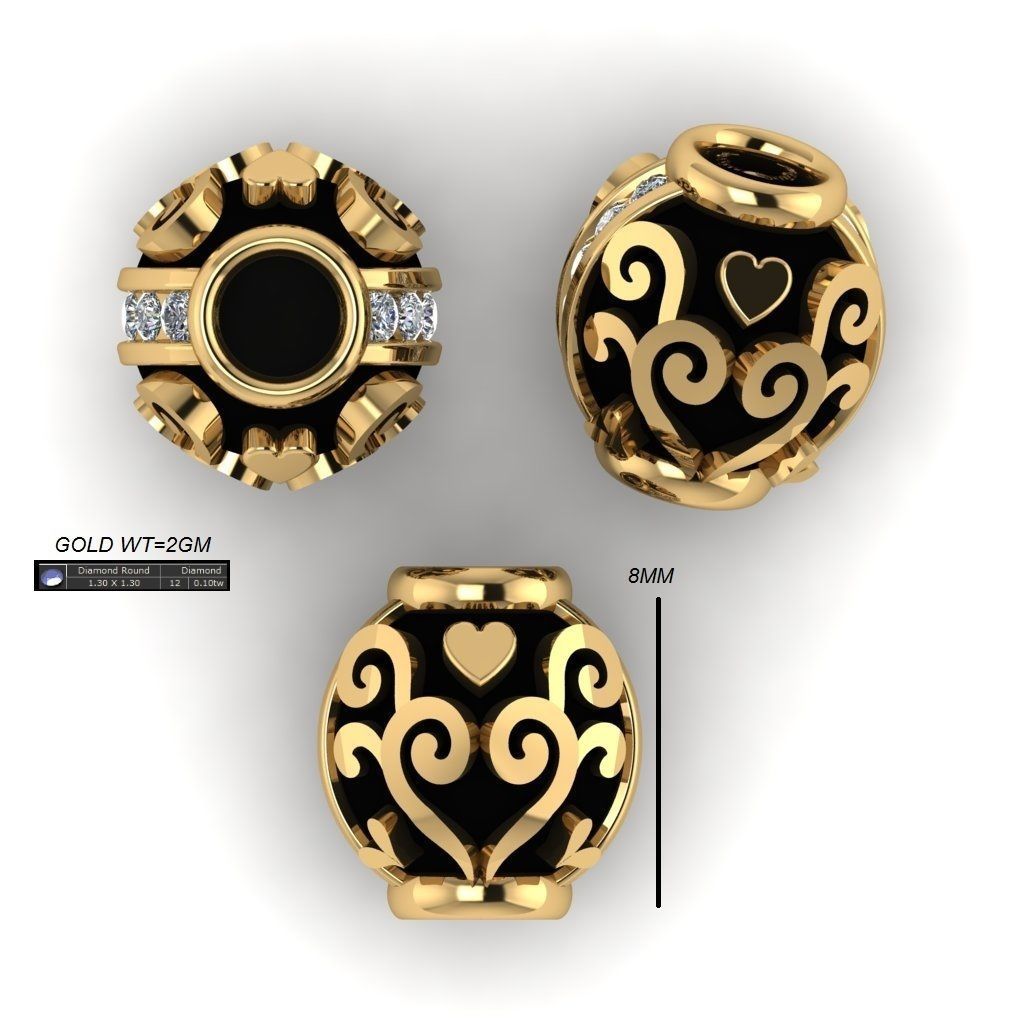 100 Balls Beeds Para 3dm stl print model bulk collection  3D print model_105