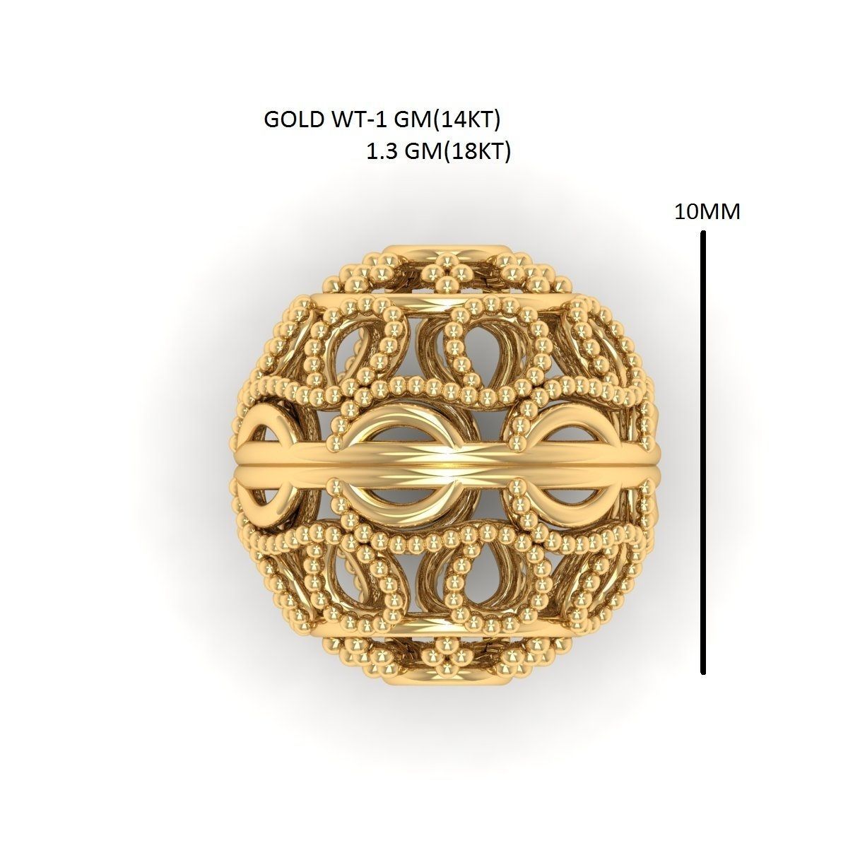 100 Balls Beeds Para 3dm stl print model bulk collection  3D print model_88