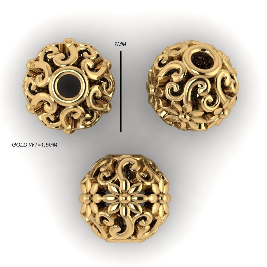 100 Balls Beeds Para 3dm stl print model bulk collection  3D print model_51