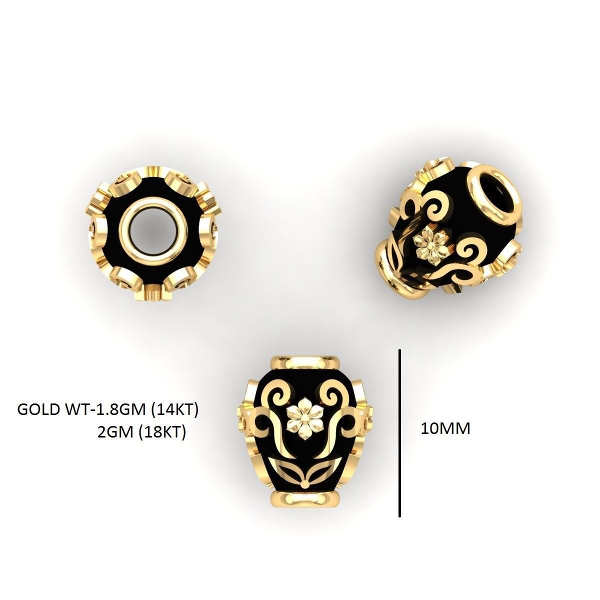 100 Balls Beeds Para 3dm stl print model bulk collection  3D print model_22