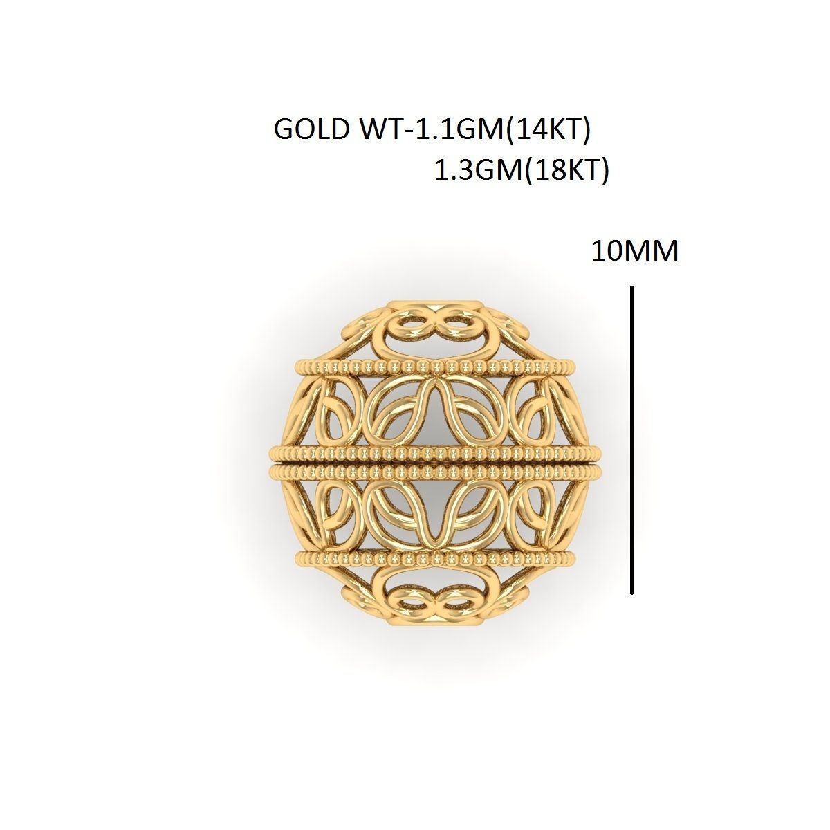 100 Balls Beeds Para 3dm stl print model bulk collection  3D print model_90