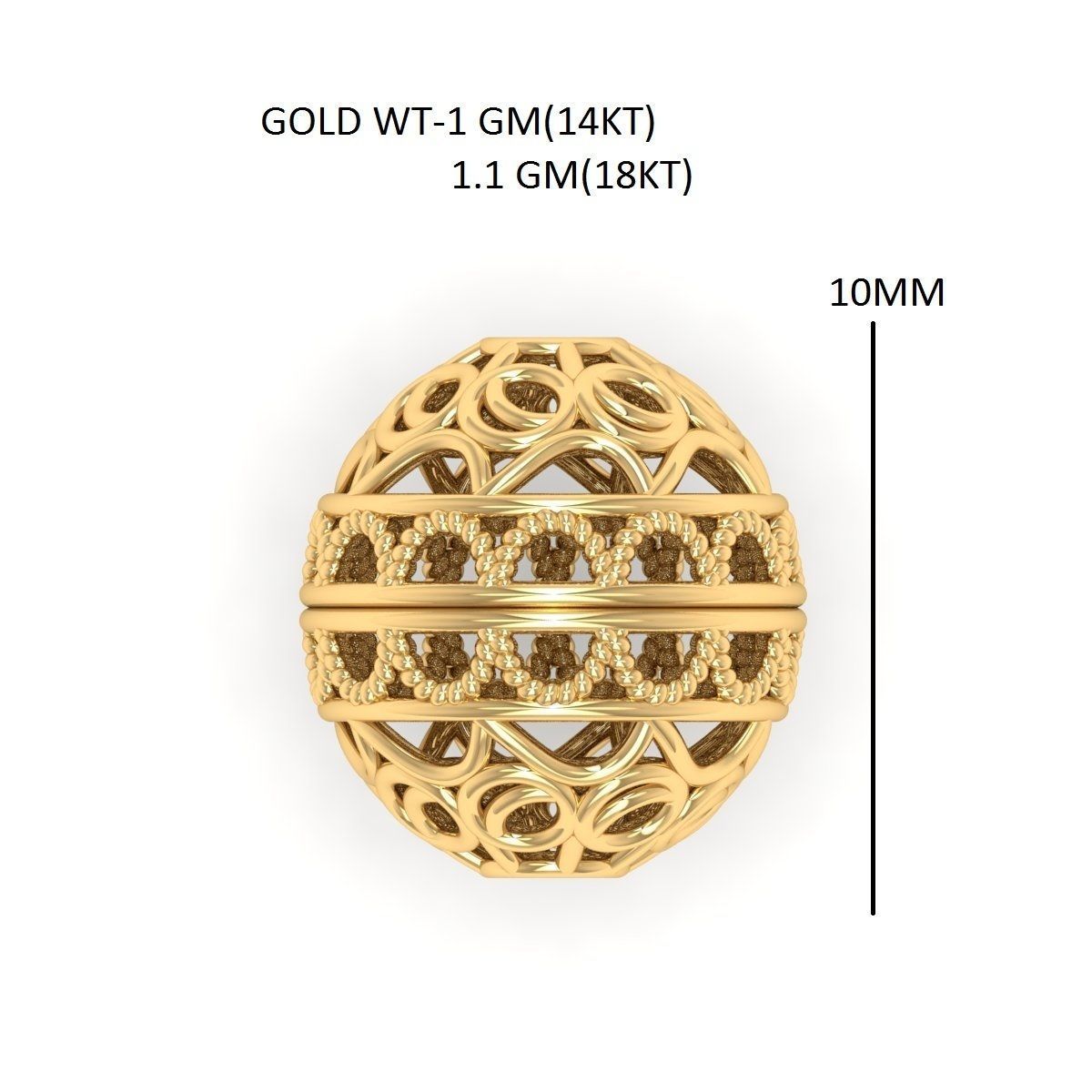 100 Balls Beeds Para 3dm stl print model bulk collection  3D print model_98