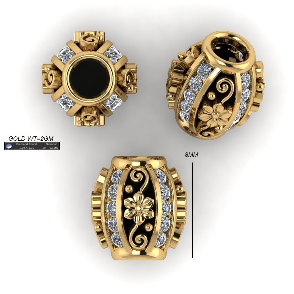 100 Balls Beeds Para 3dm stl print model bulk collection  3D print model_12