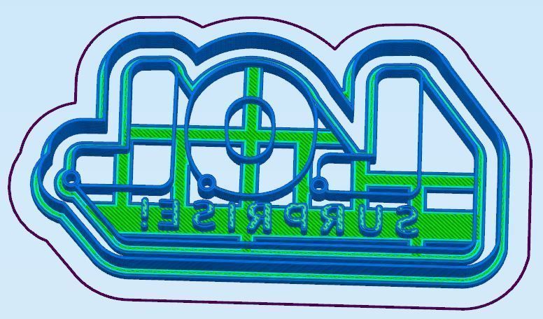 LOL Logo Cookie Cutter Set 3D print model_1