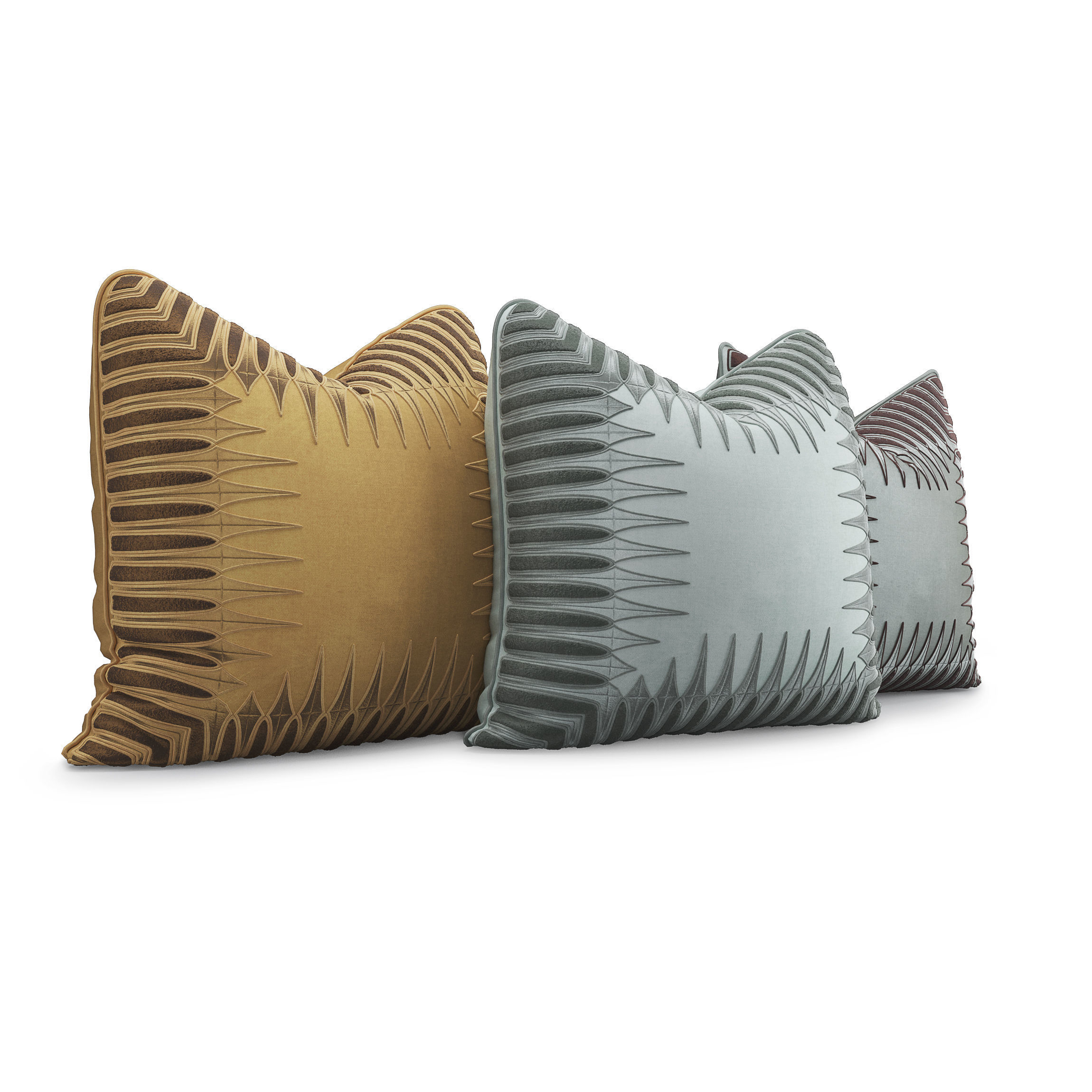 Decorative Cushions Set 1 3D model_2