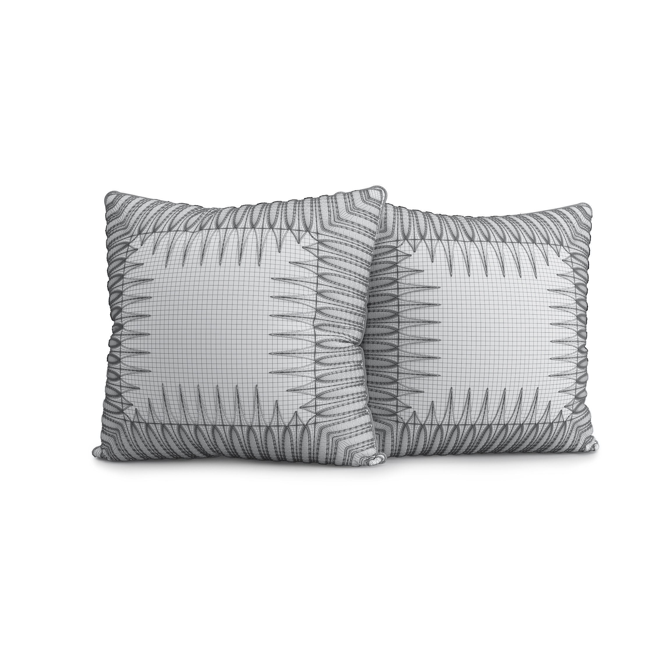Decorative Cushions Set 1 3D model_5