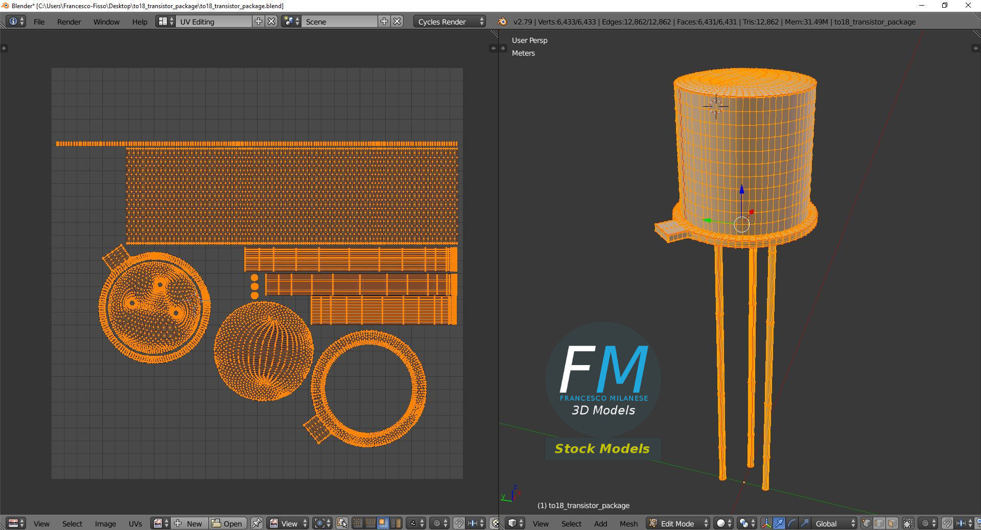 TO18 transistor package 3D model_10