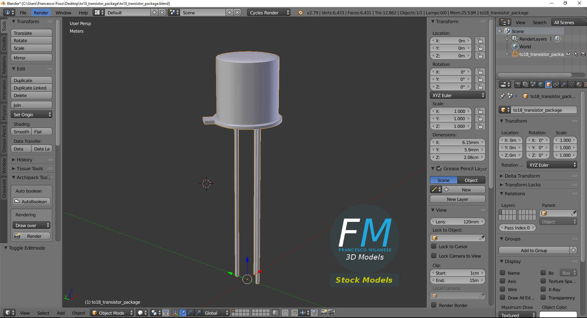 TO18 transistor package 3D model_9