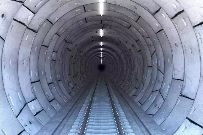 Railway Tunnel 3D model