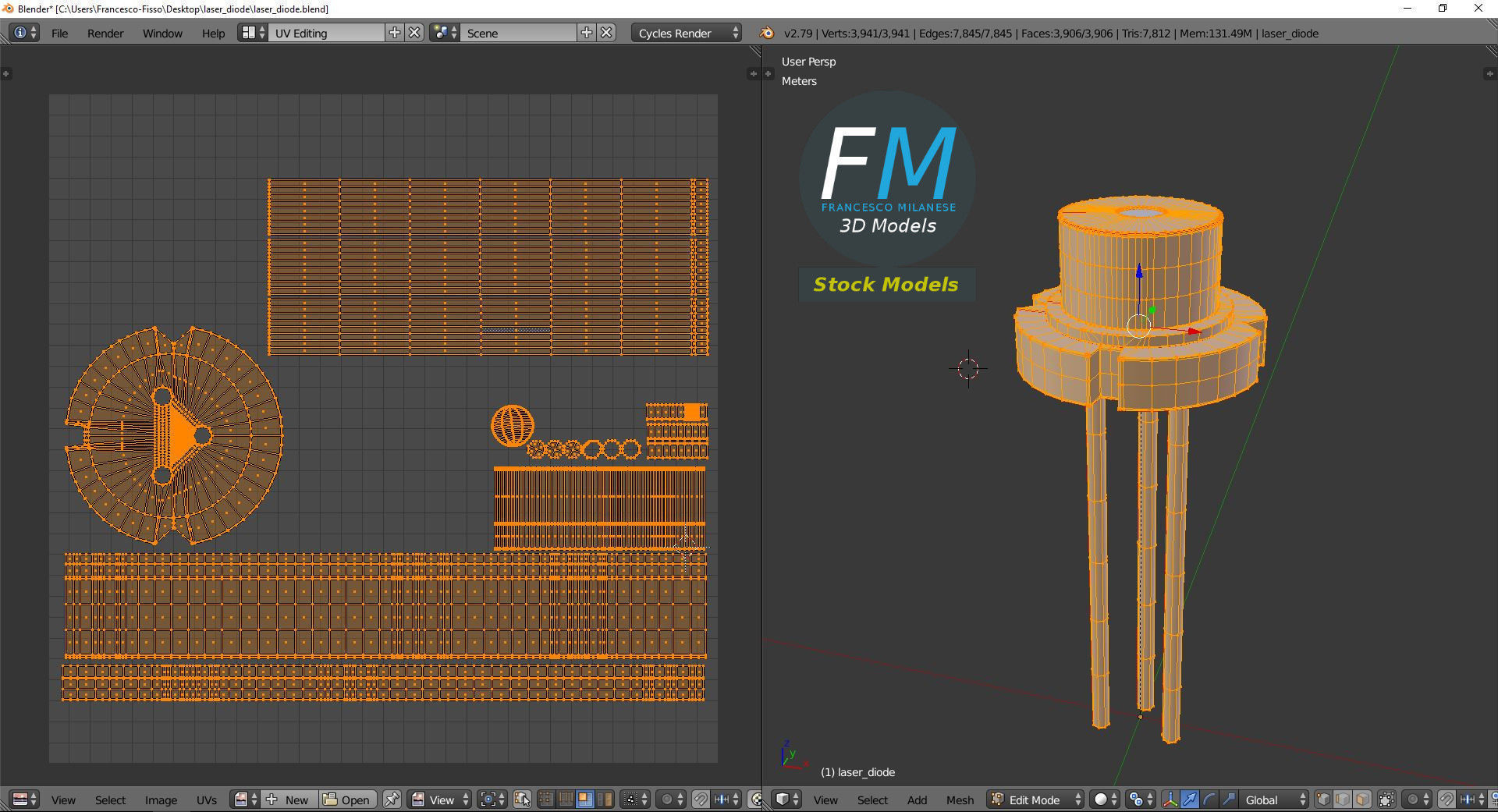 Laser diode 3D model_10