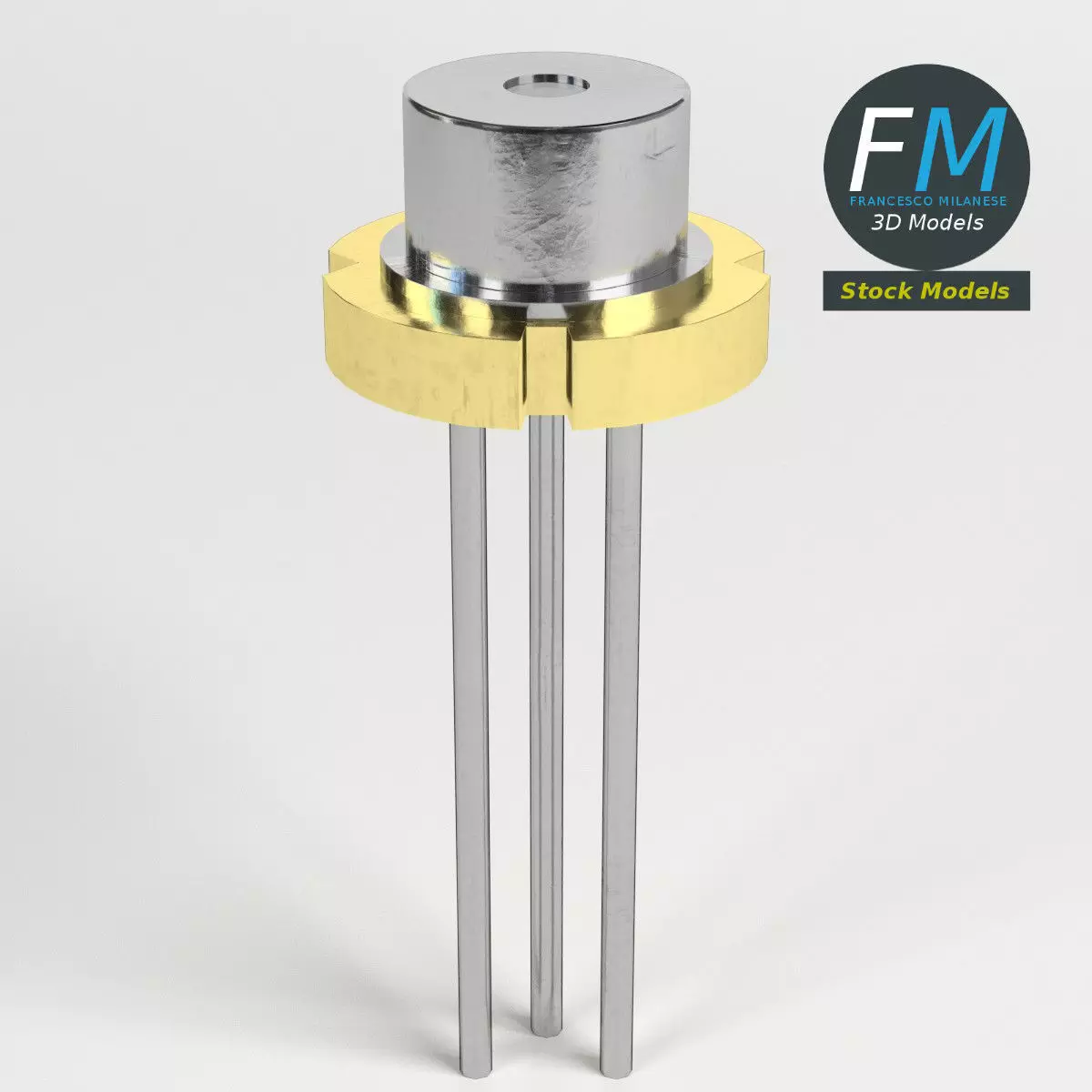 Laser diode 3D model_0