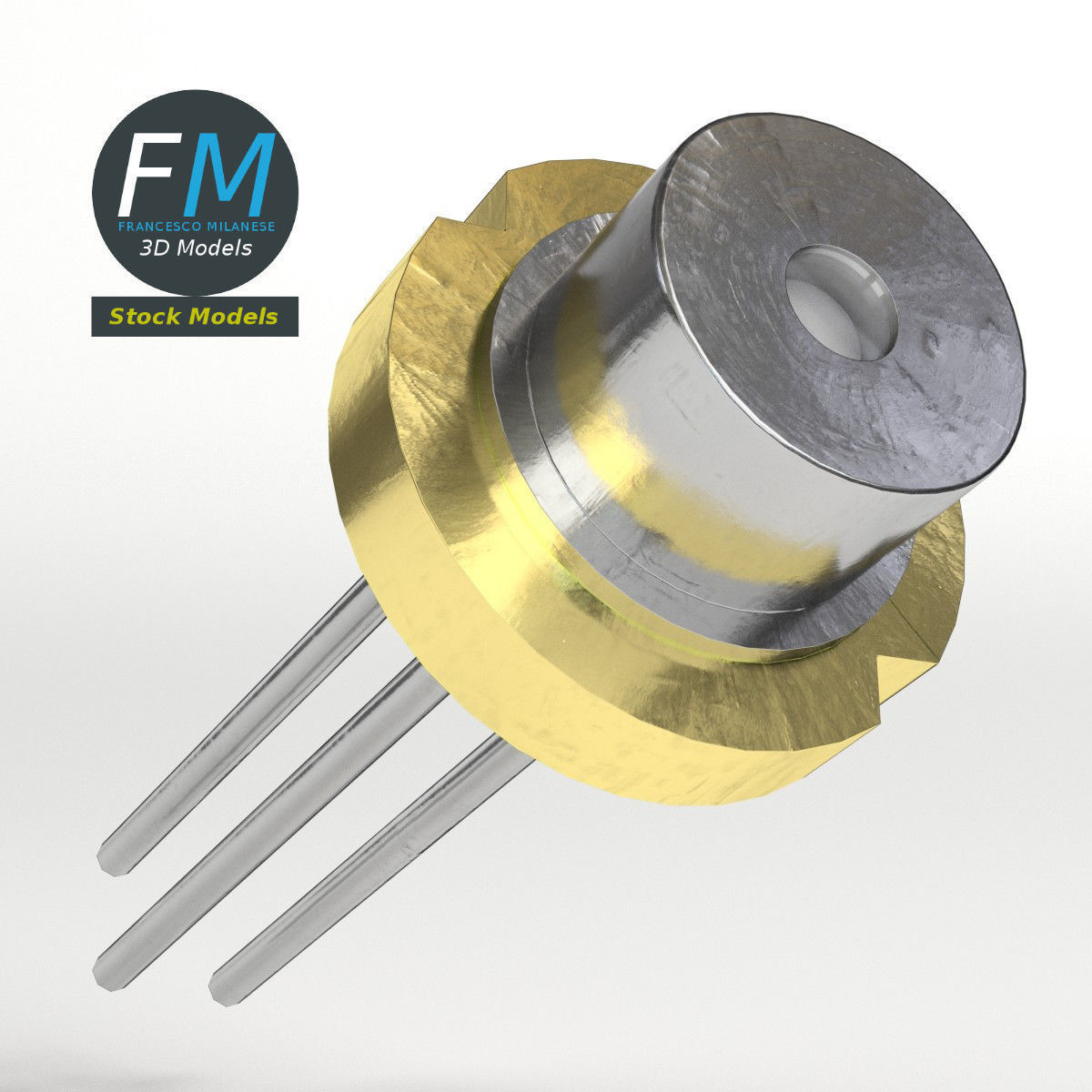 Laser diode 3D model_4