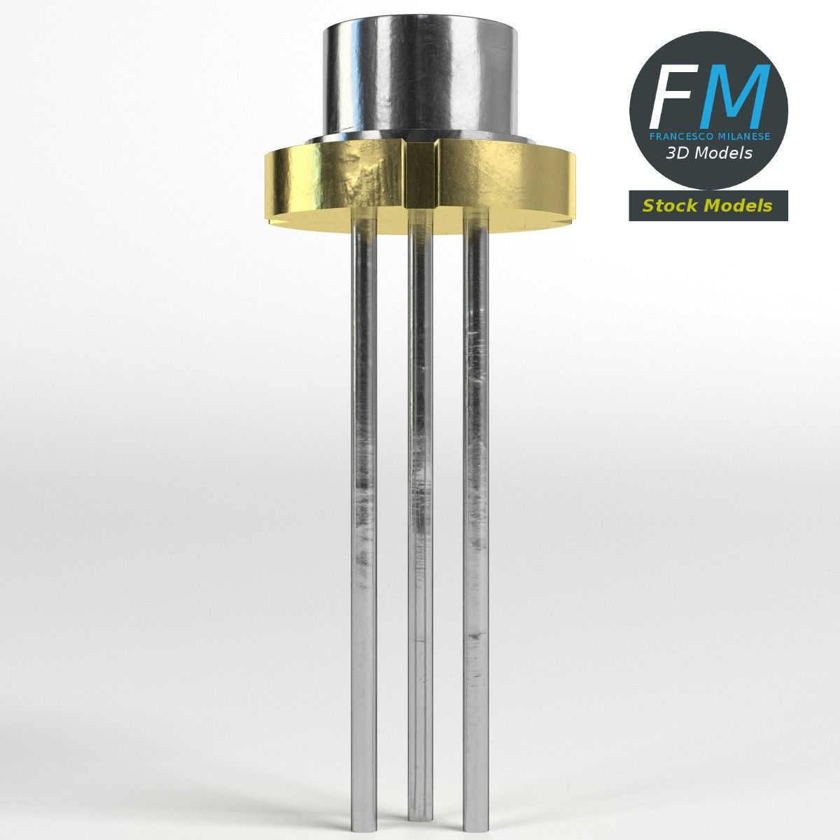 Laser diode 3D model_3