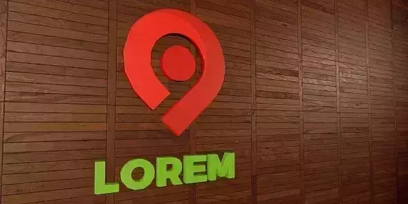 logo sampel  low poly 3D model