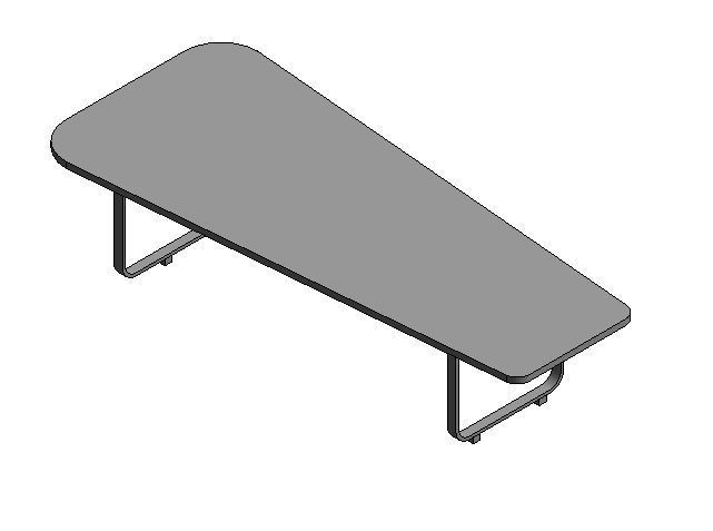 Revit Table Family 3D model_4