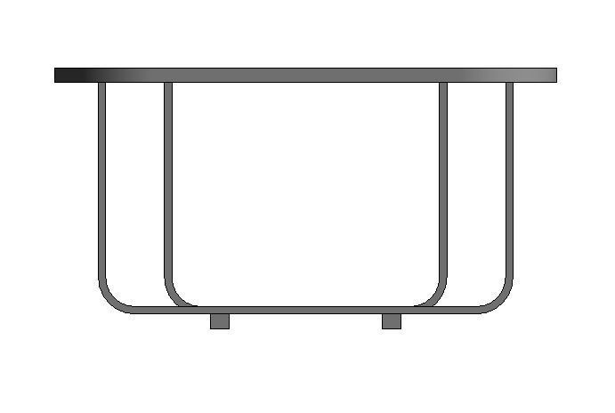 Revit Table Family 3D model_3