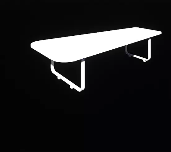 Revit Table Family 3D model_0