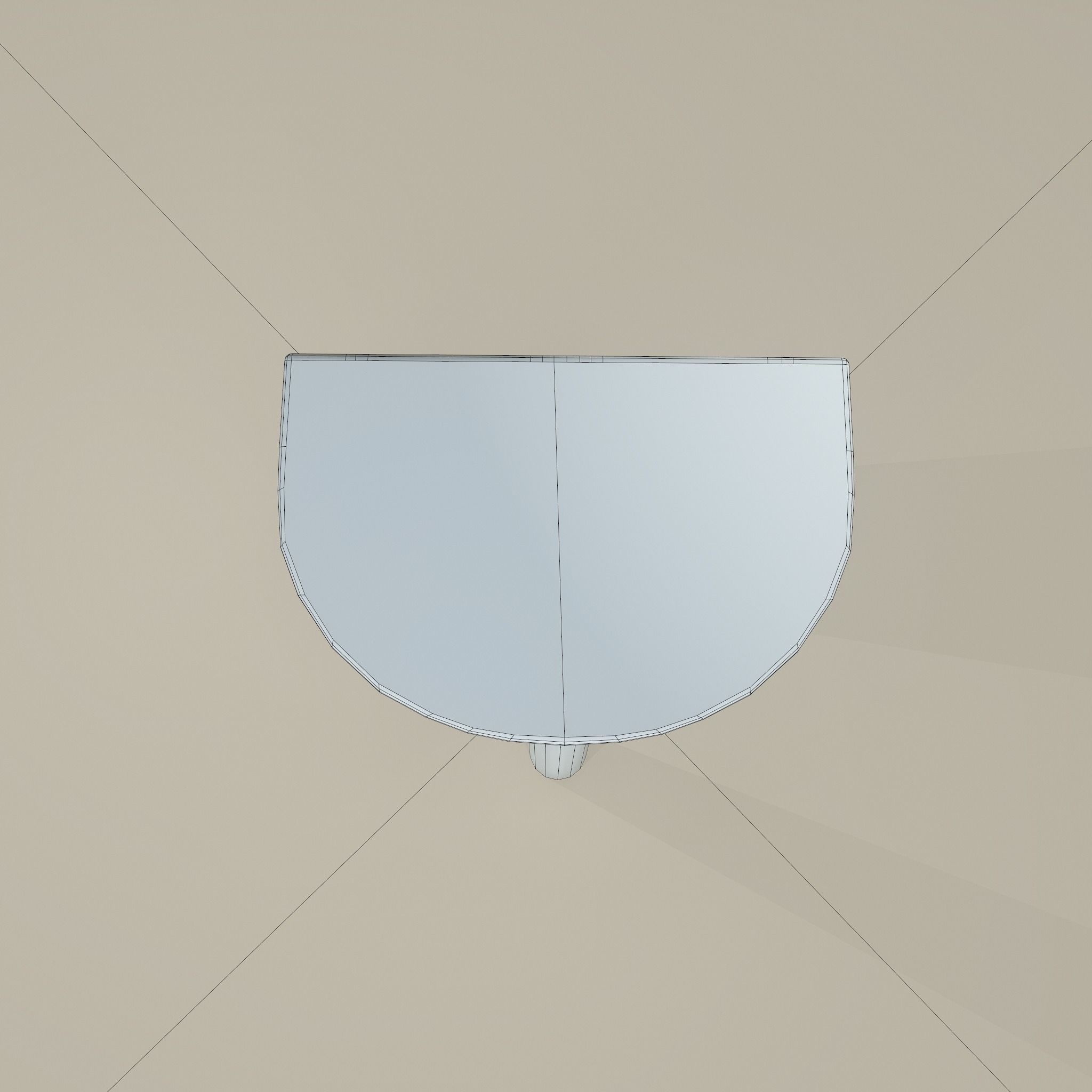 3 Legged Wooden Stool Free low-poly 3D model_34