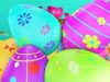 Easter eggs  Low-poly 3D model_1