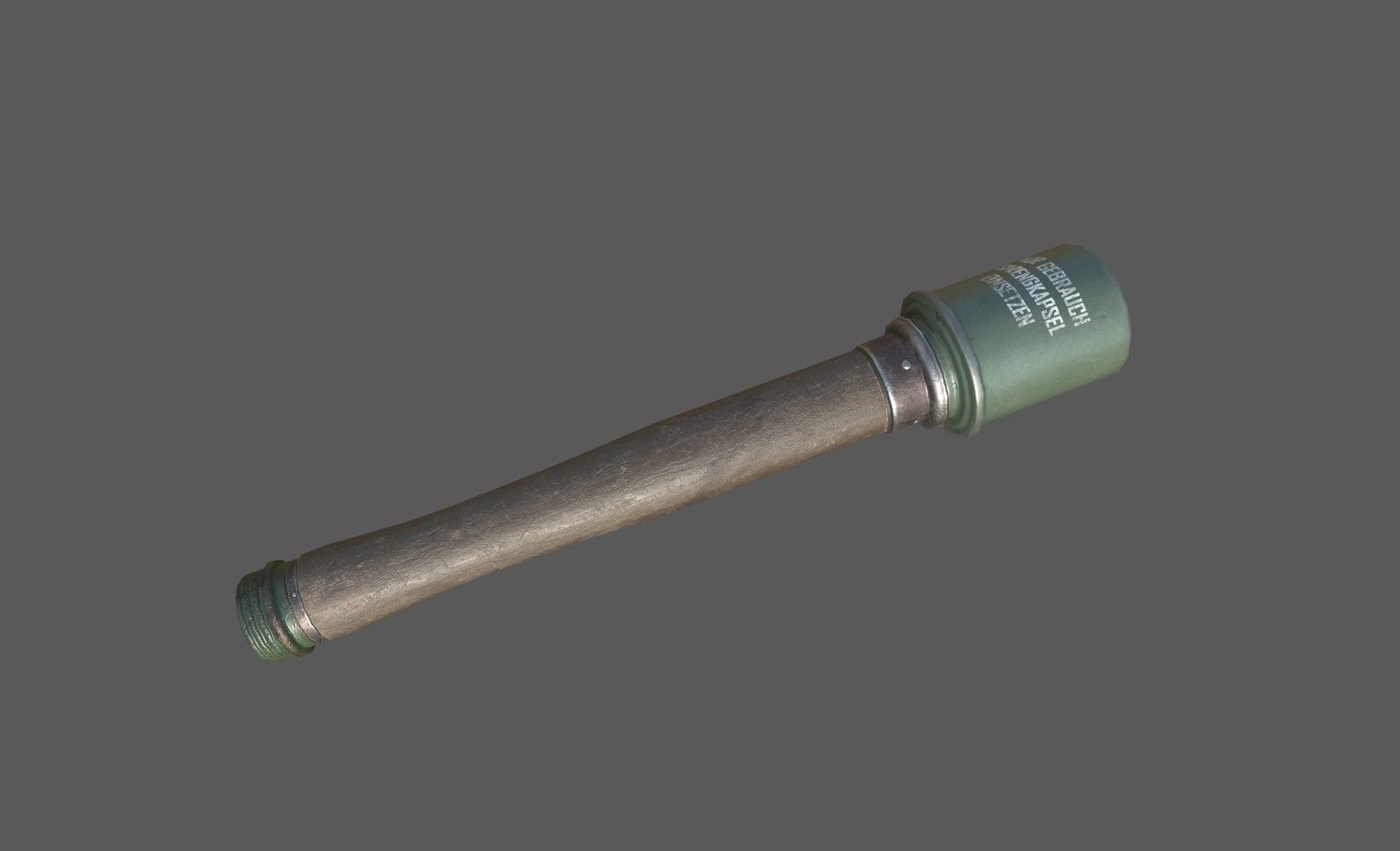 WWII German Grenade Launcher Full Pack Low-poly 3D model_23
