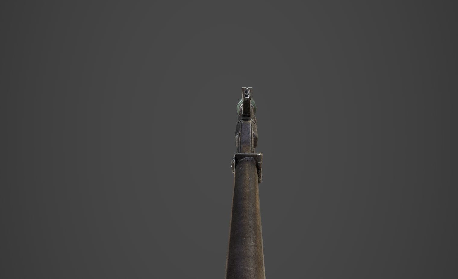 WWII German Grenade Launcher Full Pack Low-poly 3D model_3