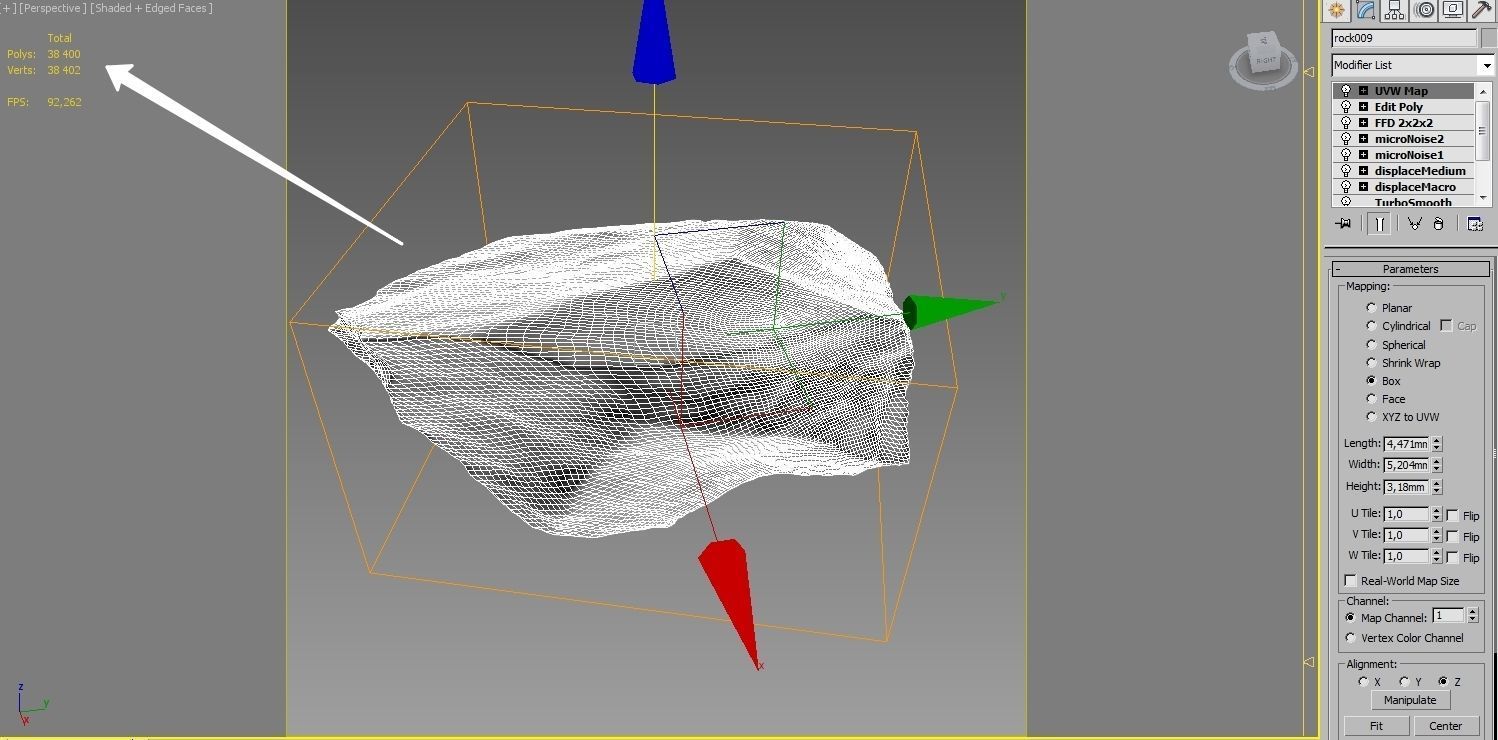 Rock and Beach 3D model_9