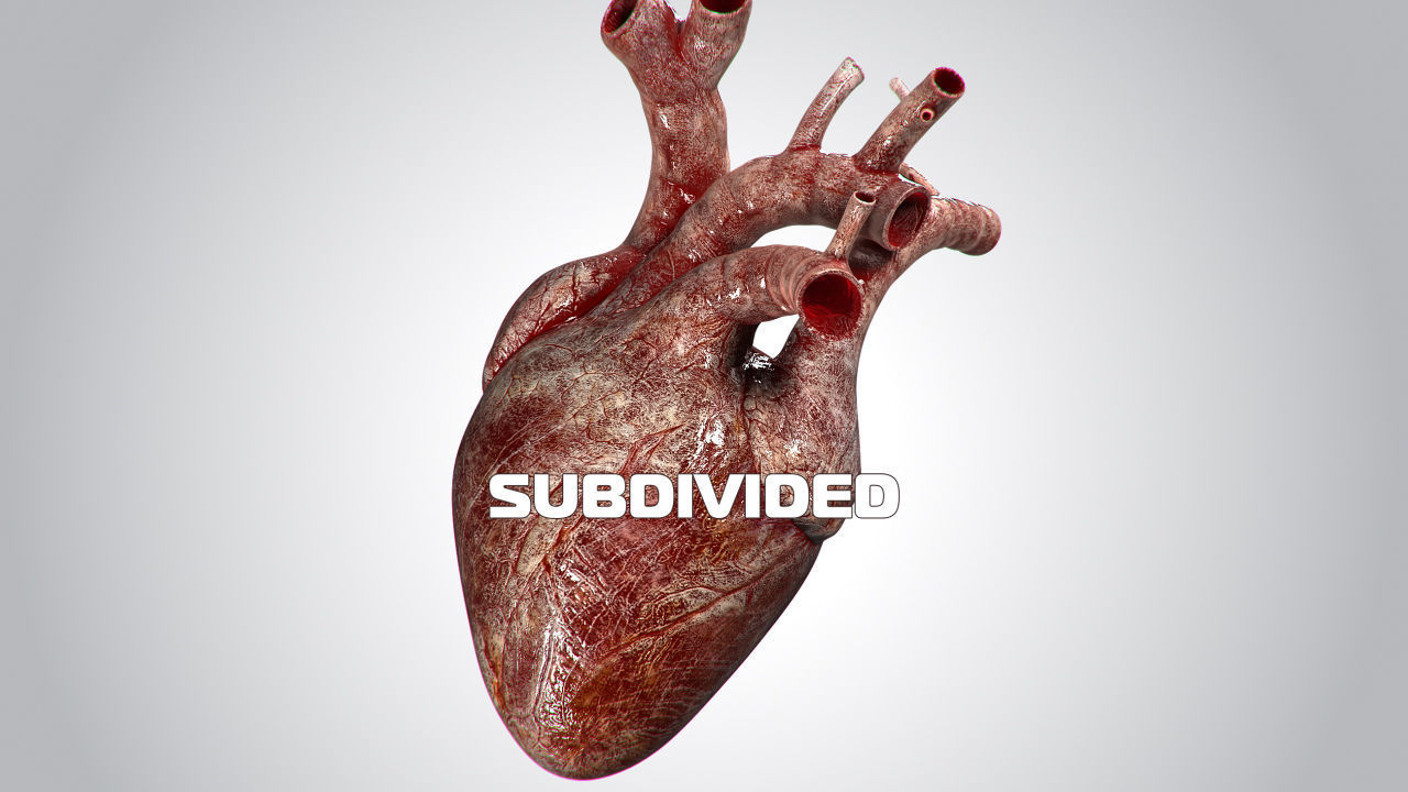 Heart Bloody Rigged Animated PBR Low-poly 3D model_19