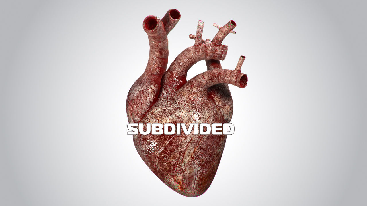 Heart Bloody Rigged Animated PBR Low-poly 3D model_14