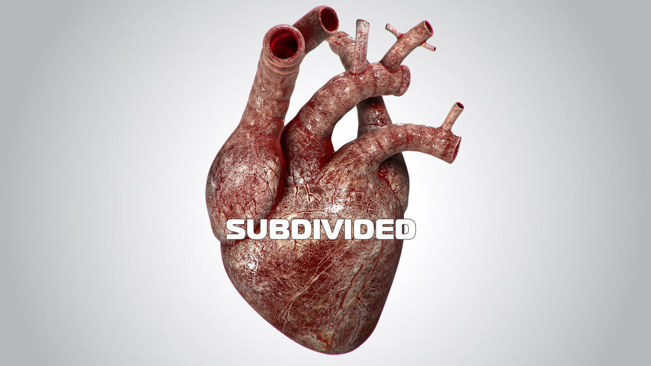 Heart Bloody Rigged Animated PBR Low-poly 3D model_15