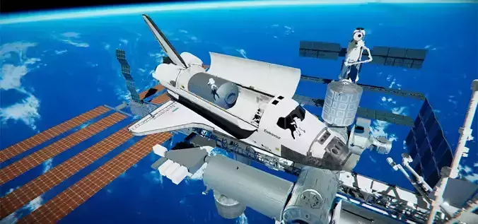 Unity HDRP NASA Space Collection Low-poly 3D model