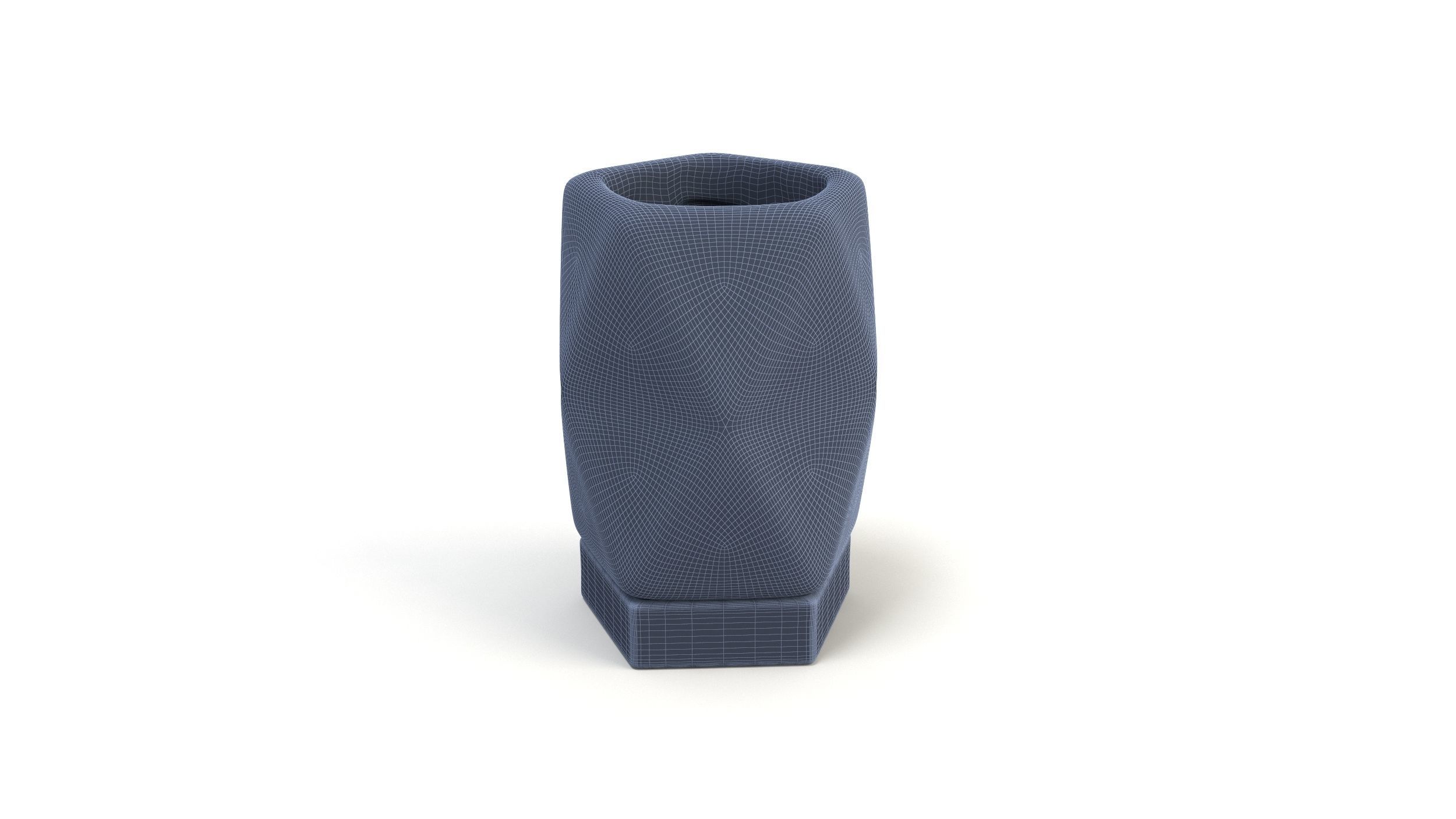 Peperomiya Pot 3D model_3