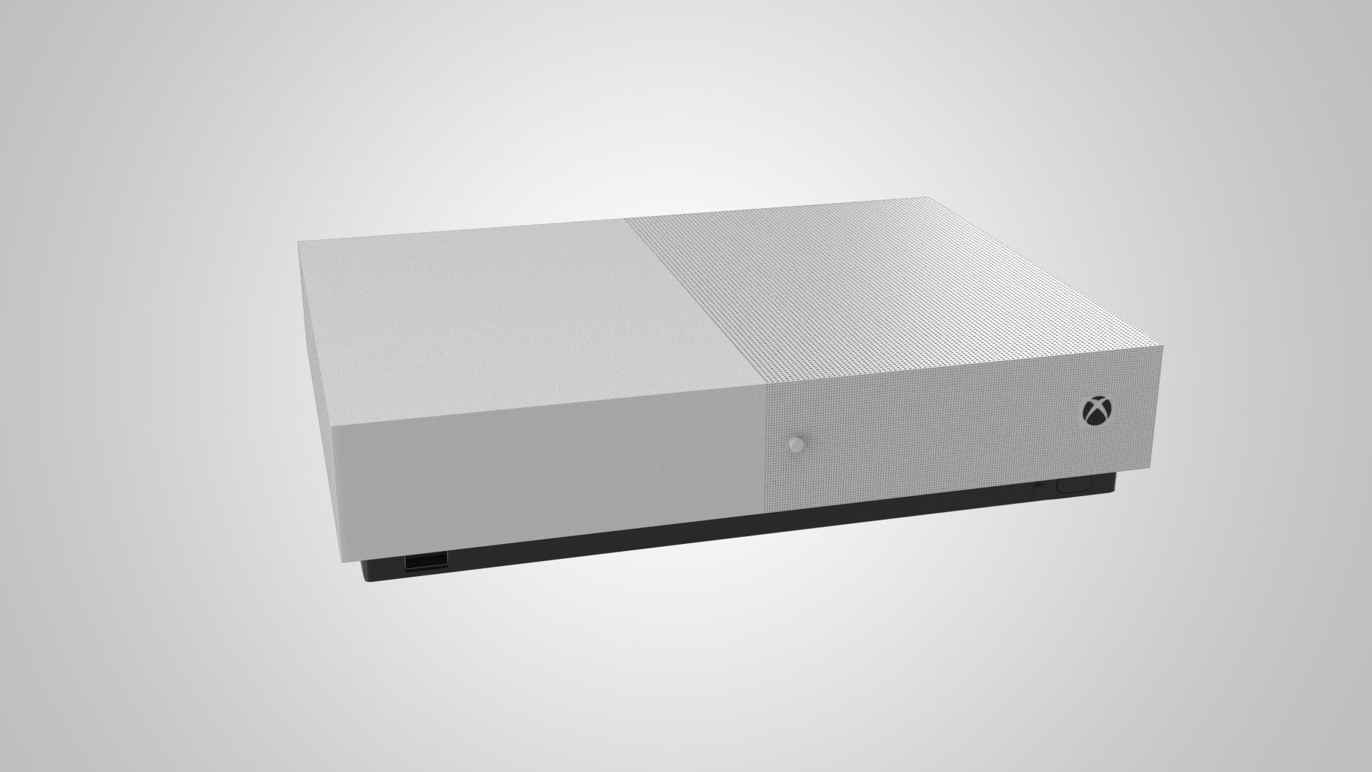 Xbox One S Digital 3D model_20