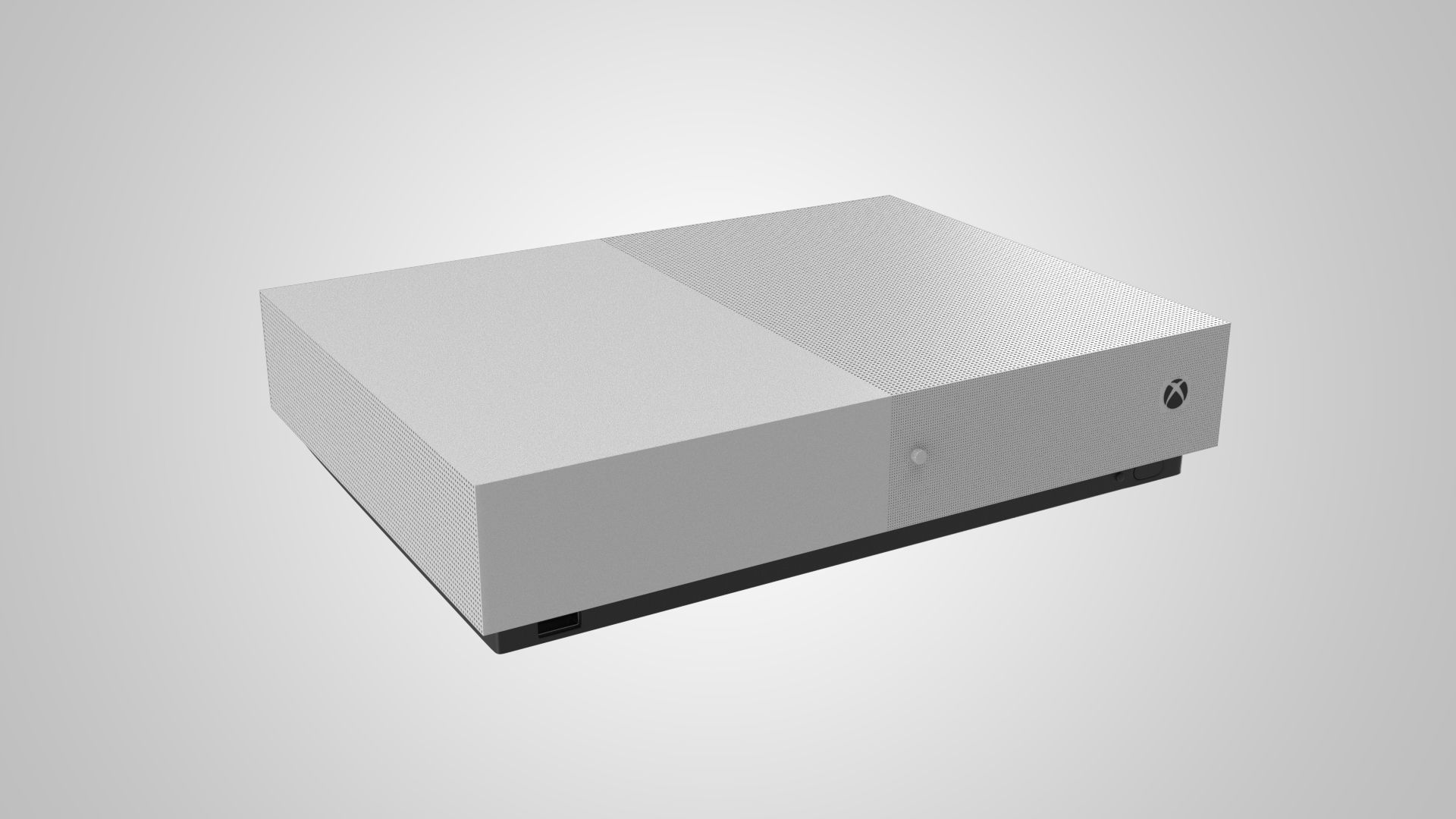 Xbox One S Digital 3D model_21