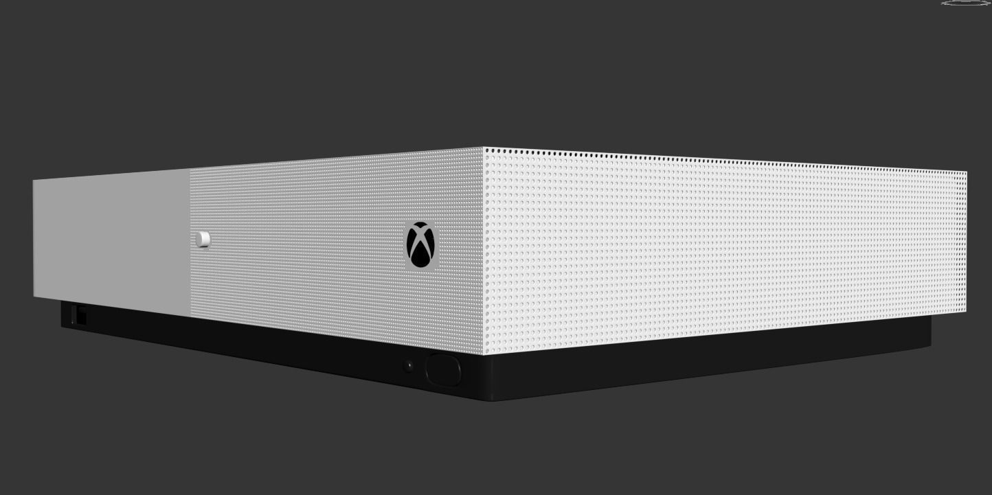 Xbox One S Digital 3D model_28